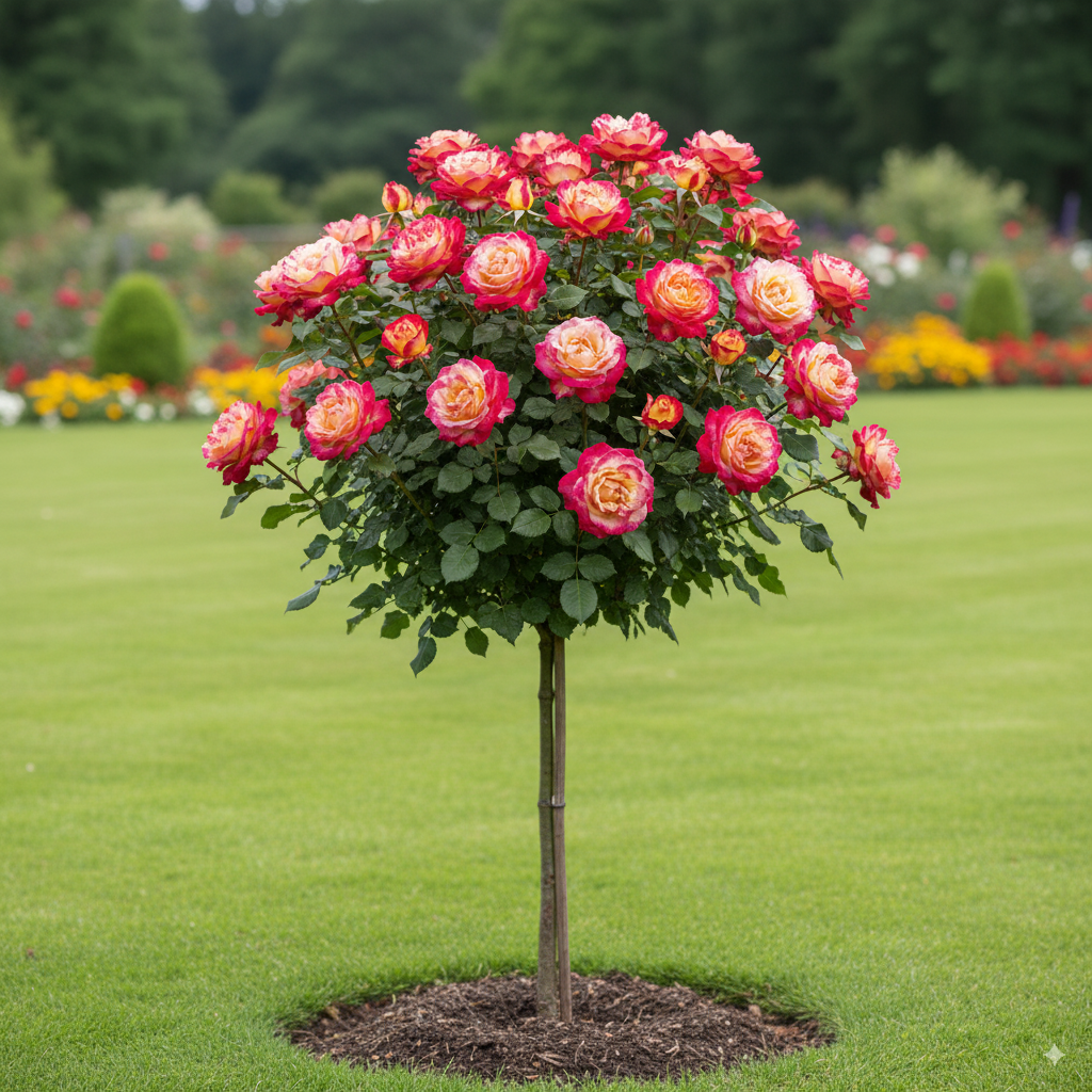 Stromčeková ruža Double Delight