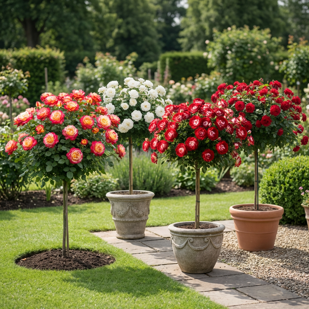 4 ks Stromčeková ruža